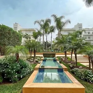 Luxueux Bay View Dans Avec Magnifique Jardin Casablanca